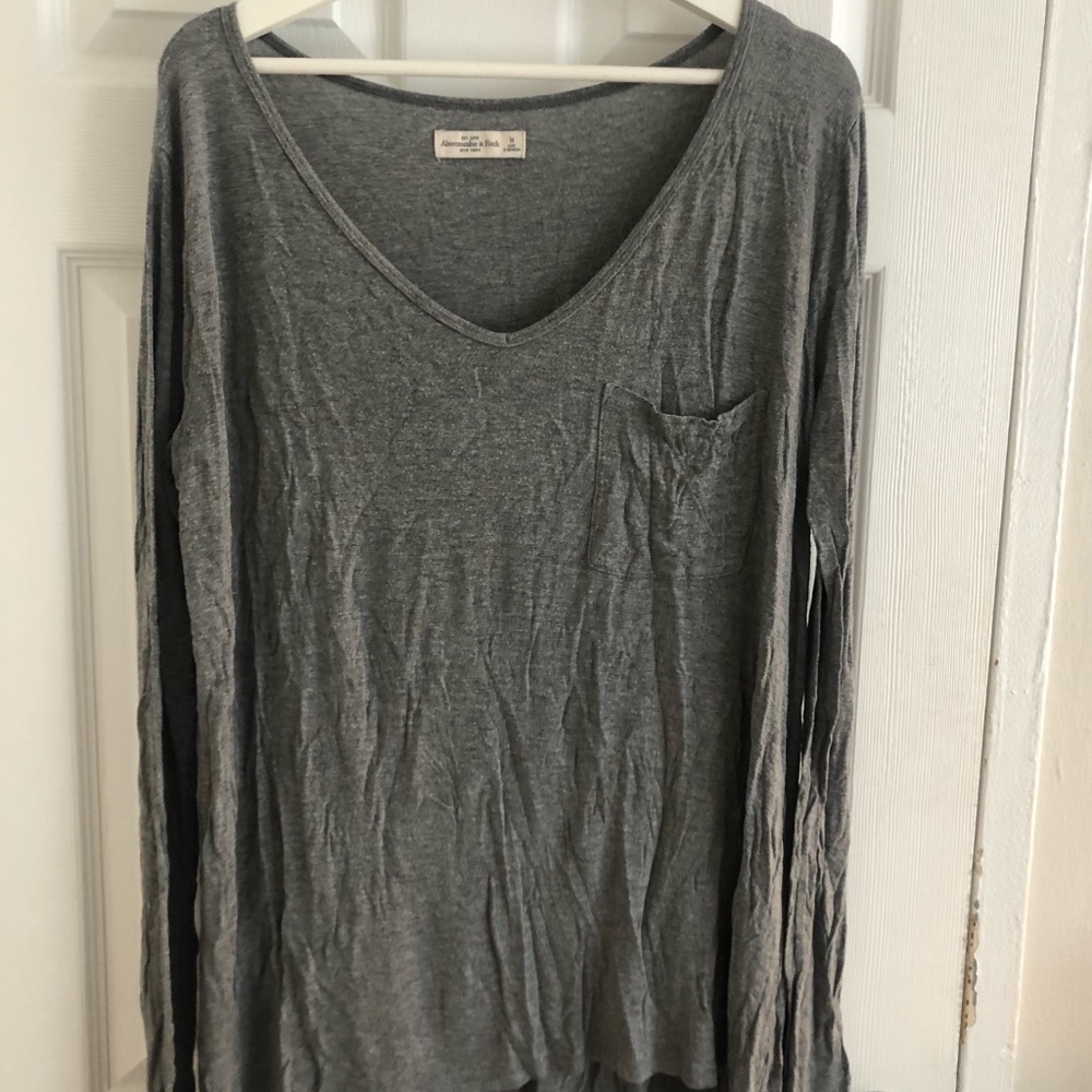 Abercrombie long-sleeve loose t-shirt